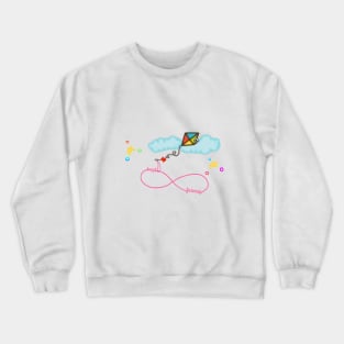 Kite flying in the sky Crewneck Sweatshirt